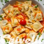 RAVIOLI DI RICOTTA E SPINACI