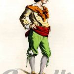 Máscara tradicional italiana Meo Patacca